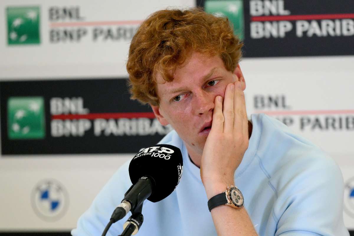 Jannik Sinner in conferenza stampa