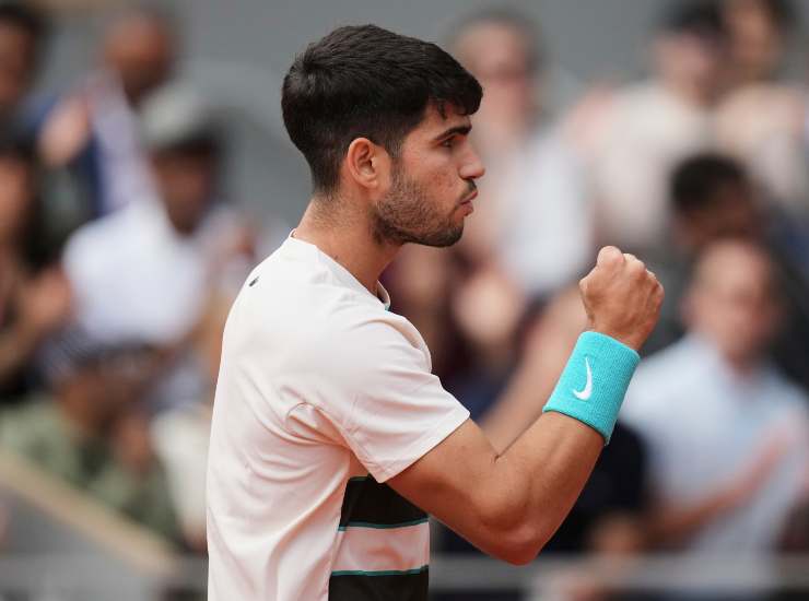 Il tennista spagnolo Carlos Alcaraz