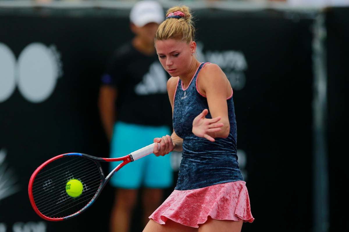 Camila Giorgi in campo