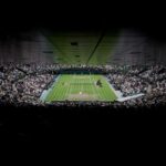 Foto panoramica del Centre Court di Wimbledon