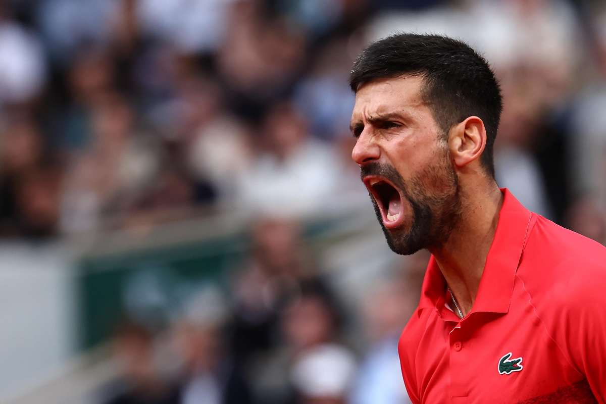 Djokovic urla in campo