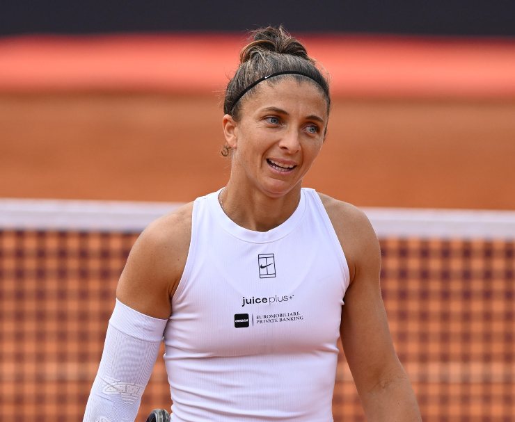 Sara Errani durante il Roland Garros di Parigi