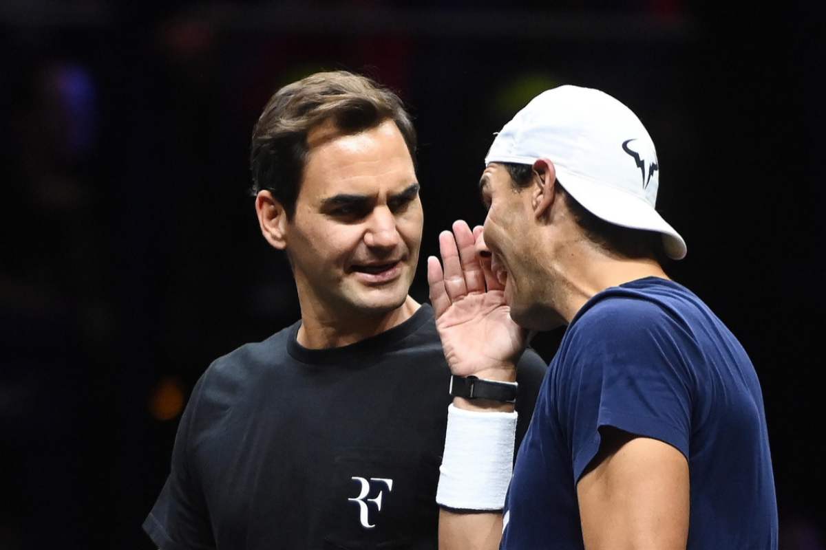 Federer e Nadal a colloquio in campo
