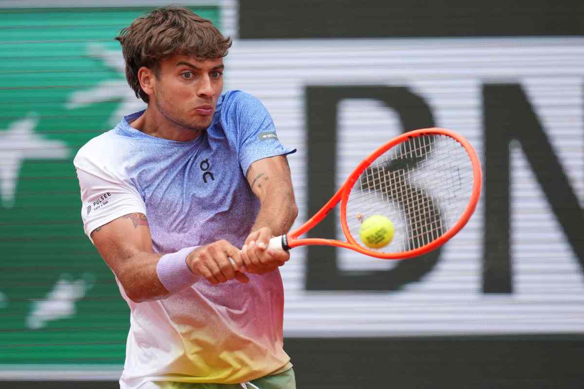 Il tennista azzurro Flavio Cobolli