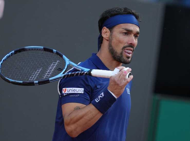 Il tennista sanremese Fabio Fognini