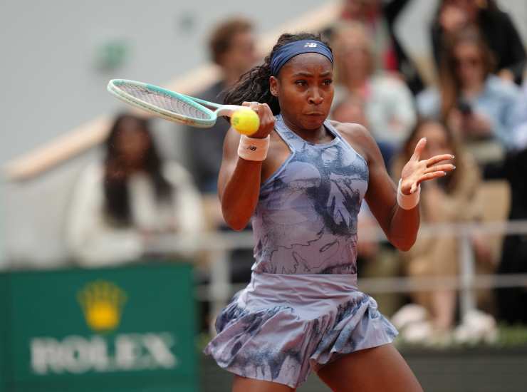 La tennista statunitense Coco Gauff