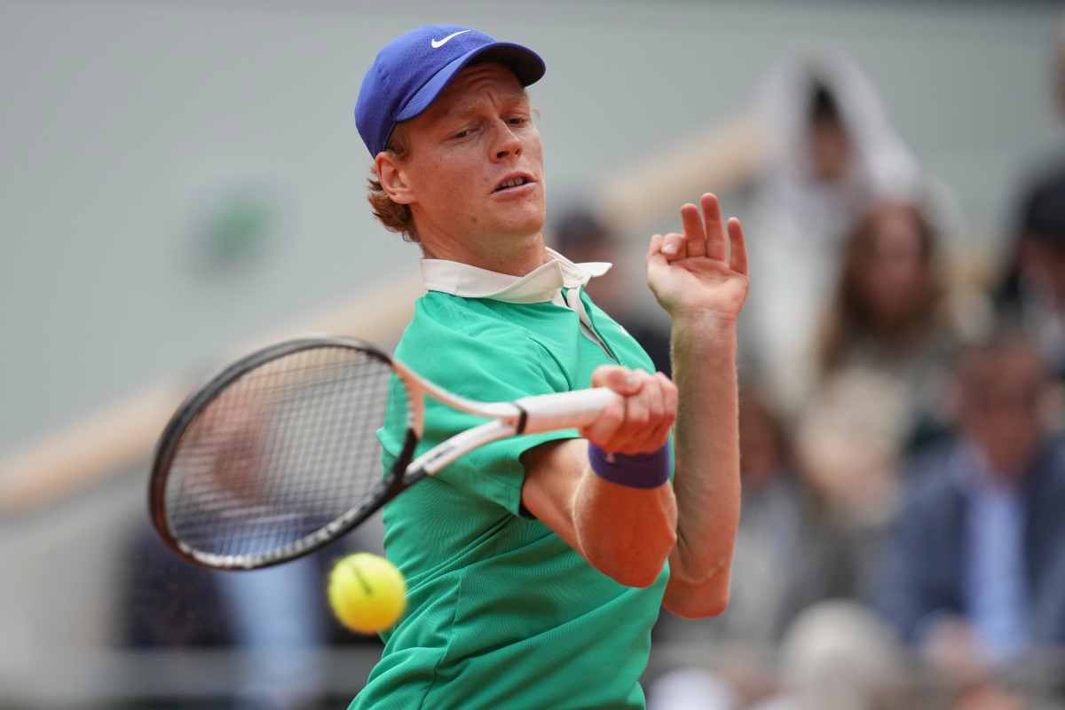Il tennista numero uno al mondo Jannik Sinner