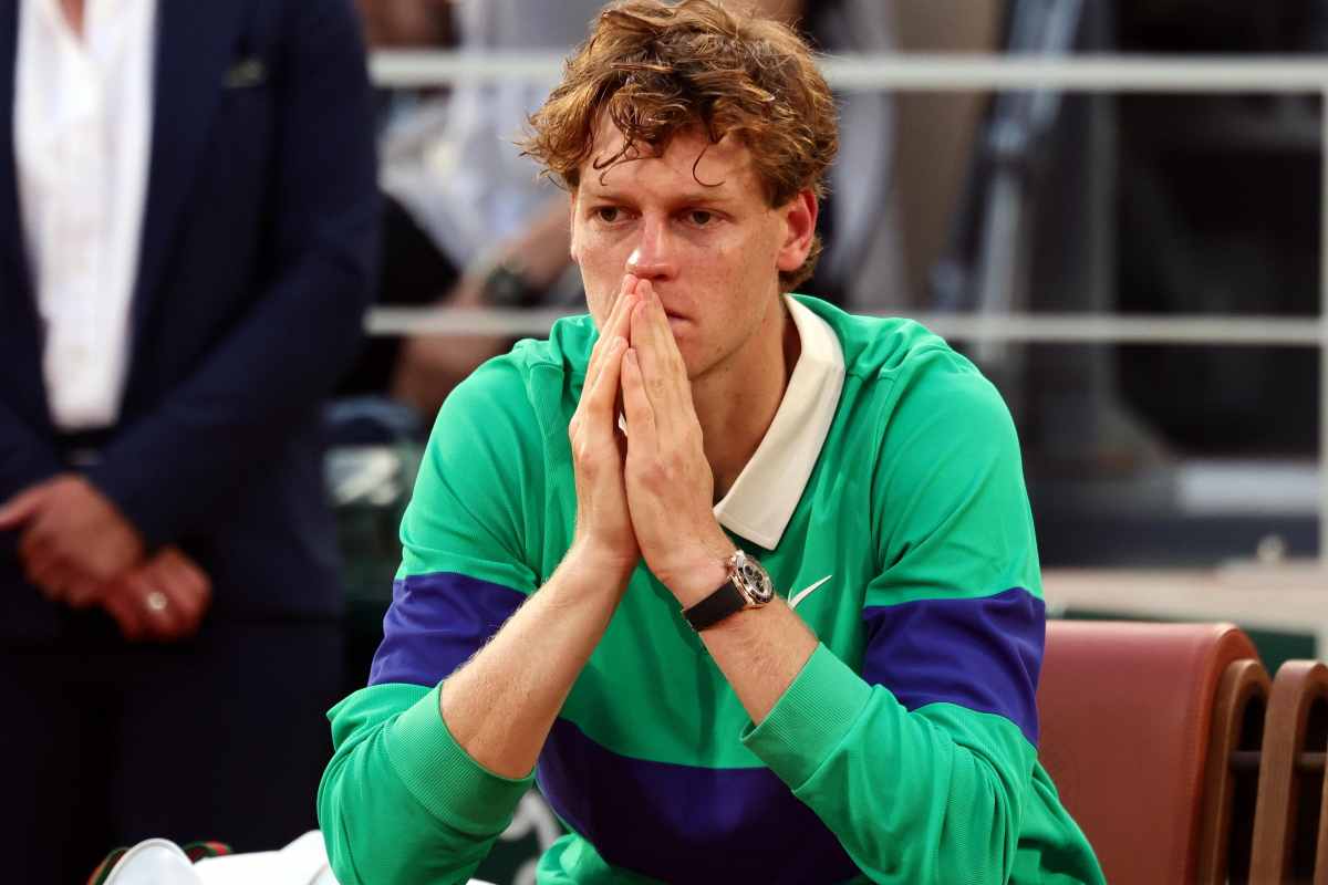 Sinner deluso dopo la finale di Parigi