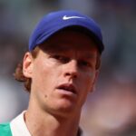 Jannik Sinner durante la finale di Parigi con Alcaraz