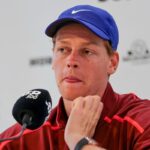 Jannik Sinner in conferenza stampa