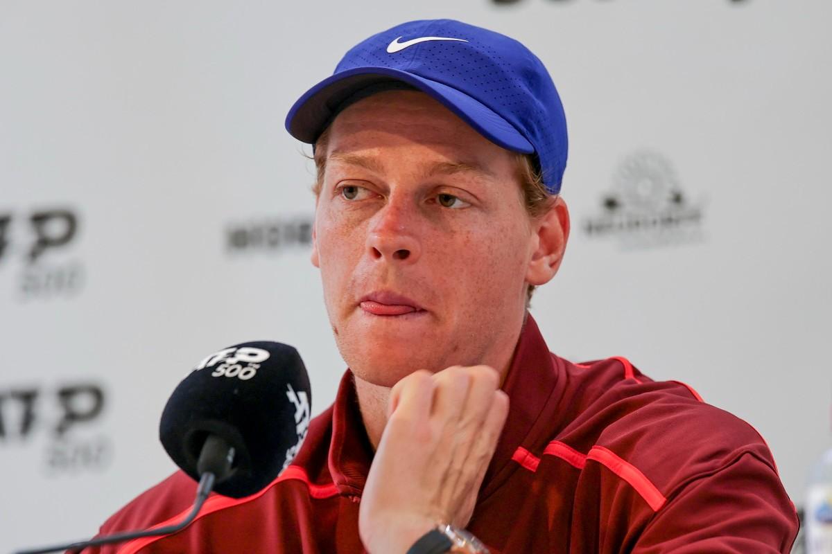 Jannik Sinner in conferenza stampa