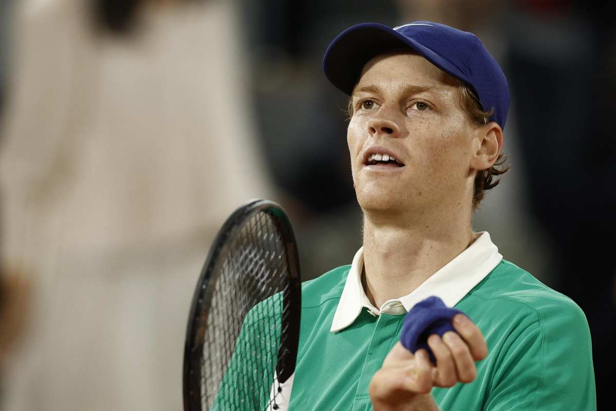 Jannik Sinner soddisfatto a fine partita