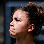 Jasmine Paolini preoccupata durante il torneo di Berlino