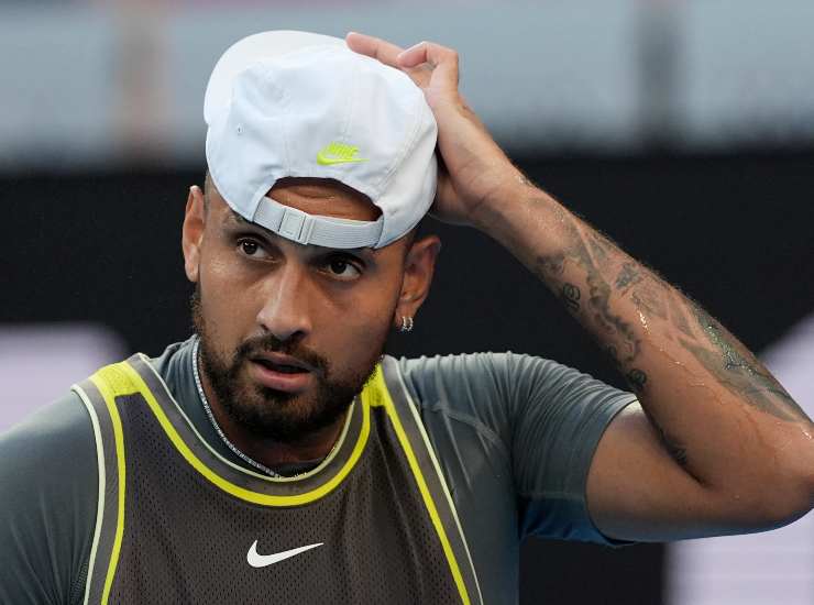 Il tennista australiano Nick Kyrgios