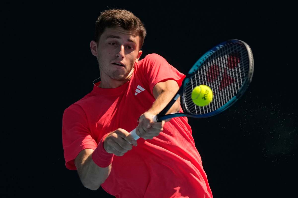 Il tennista pesarese Luca Nardi