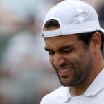 Primo piano di Matteo Berrettini
