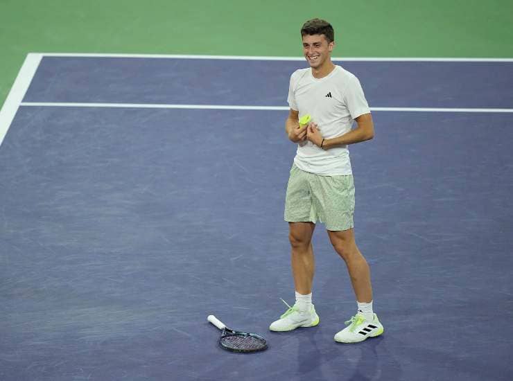 Il tennista pesarese Luca Nardi