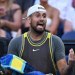 Nick Kyrgios durante gli Australian Open