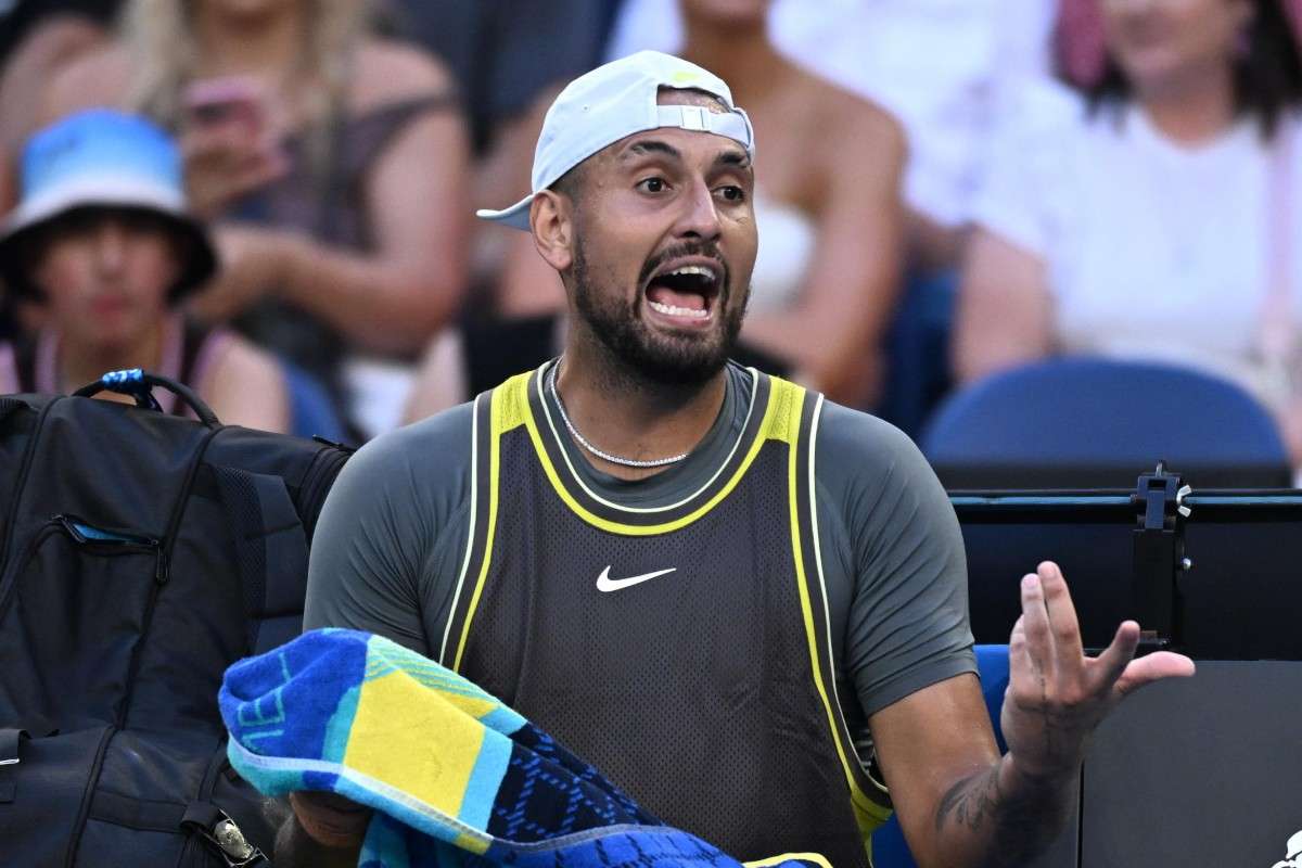 Nick Kyrgios durante gli Australian Open