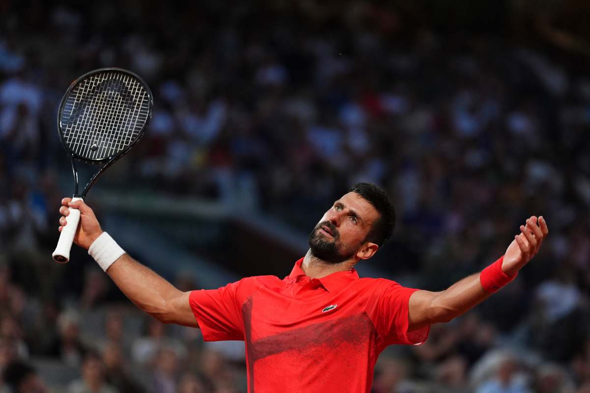 Il tennista serbo Novak Djokovic