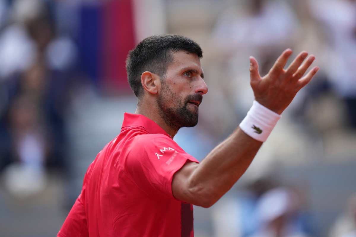 Il tennista serbo Novak Djokovic