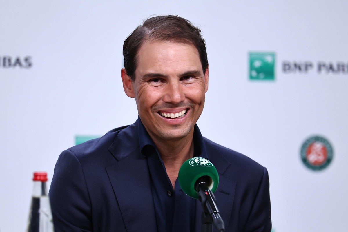 Rafa Nadal in conferenza stampa