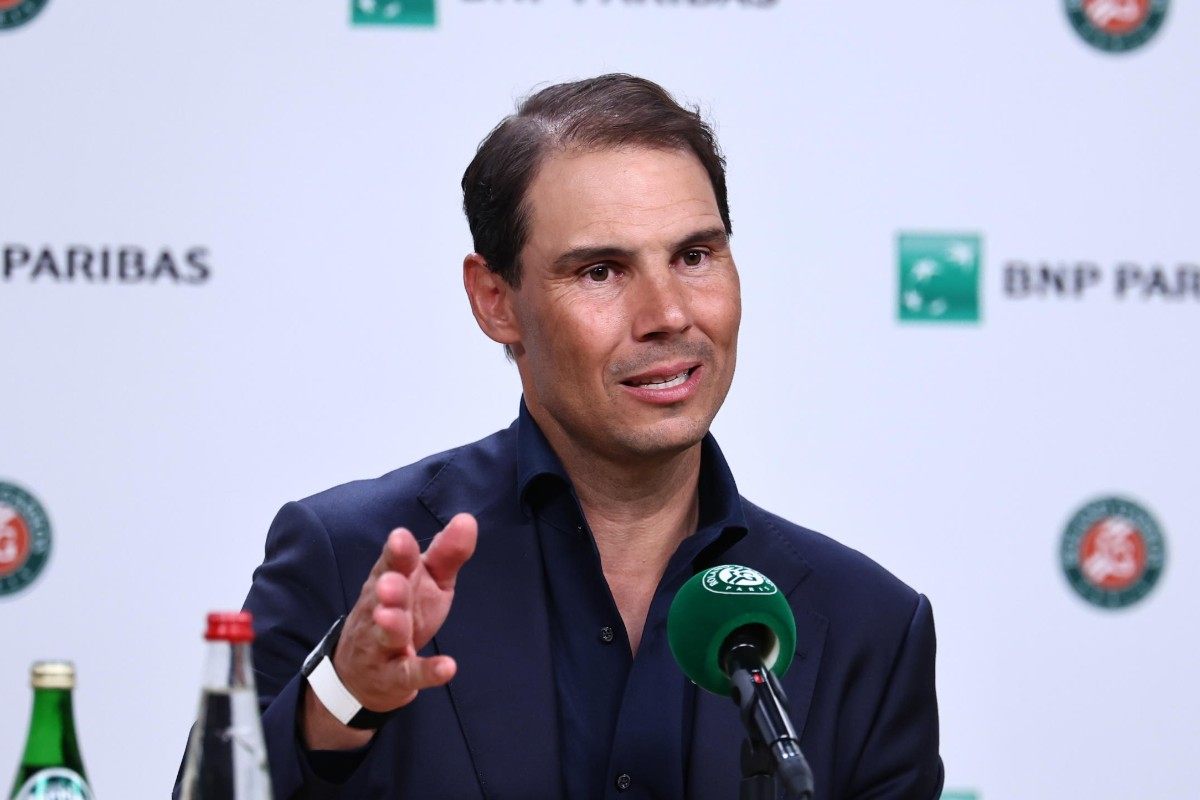 Rafa Nadal in conferenza stampa a Parigi