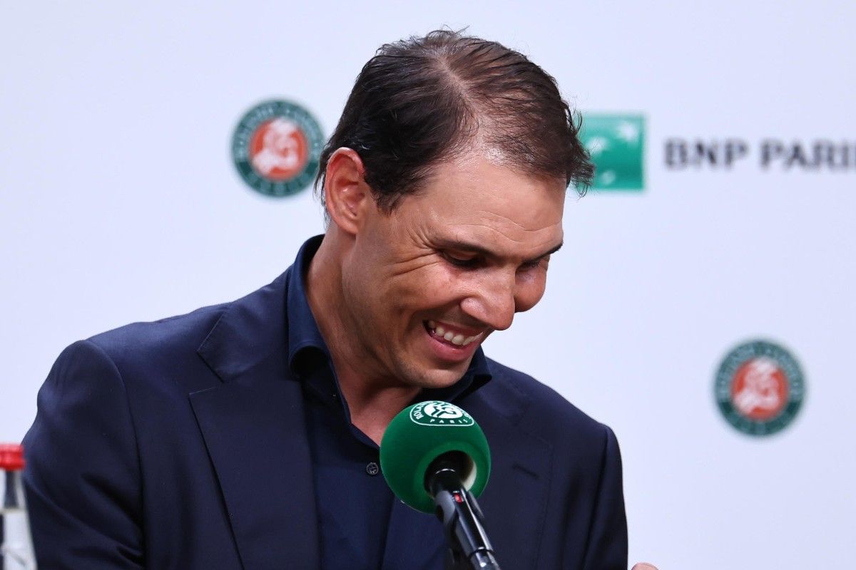 Rafa Nadal in conferenza stampa a Parigi