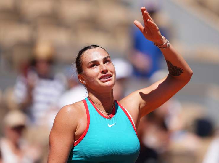 La tennista bielorussa Aryna Sabalenka