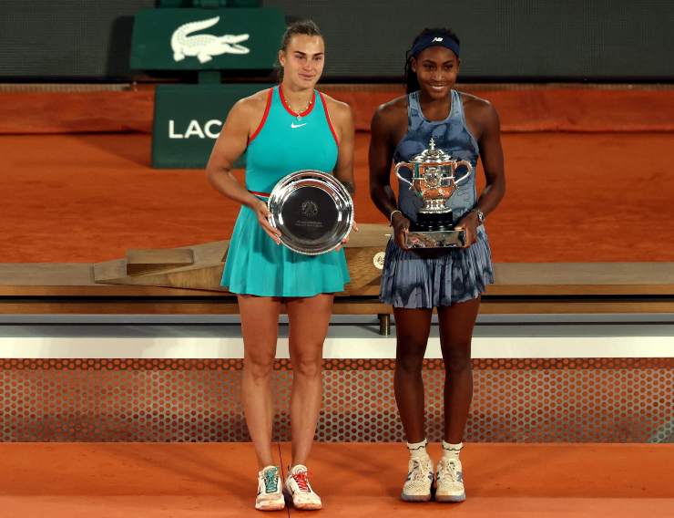 Sabalenka e Gauff premiate sul centrale di Parigi