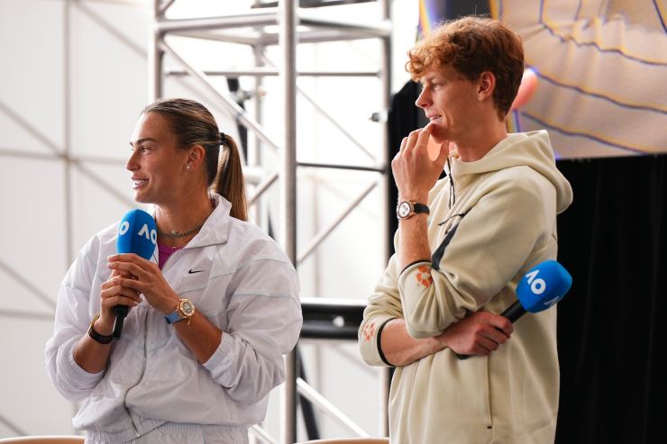 Sabalenka e Sinner insieme a Melbourne