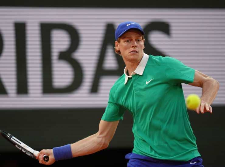 Il tennista altoatesino Jannik Sinner al Roland Garros
