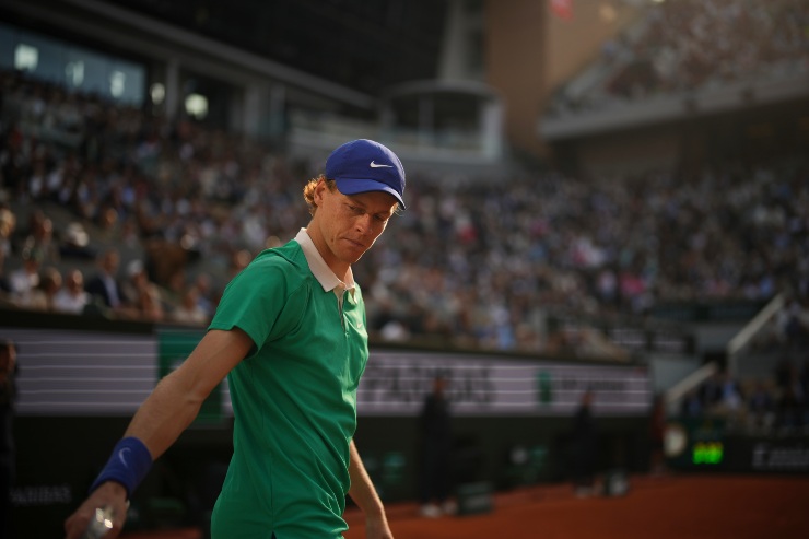 Jannik Sinner in occasione del Roland Garros