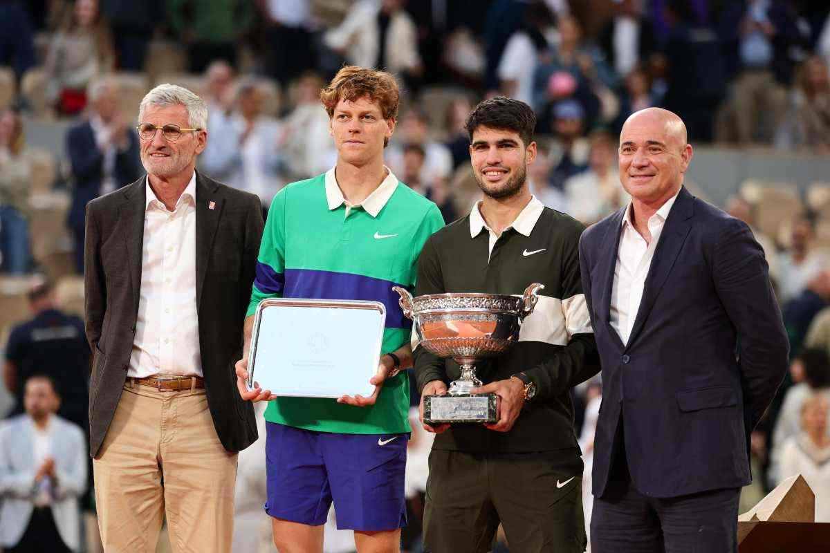 Jannik Sinner e Carlos Alcaraz al Roland Garros