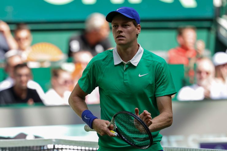 Jannik Sinner al torneo di Halle