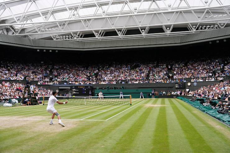 La finale 2024 di Wimbledon tra Djokovic e Alcaraz
