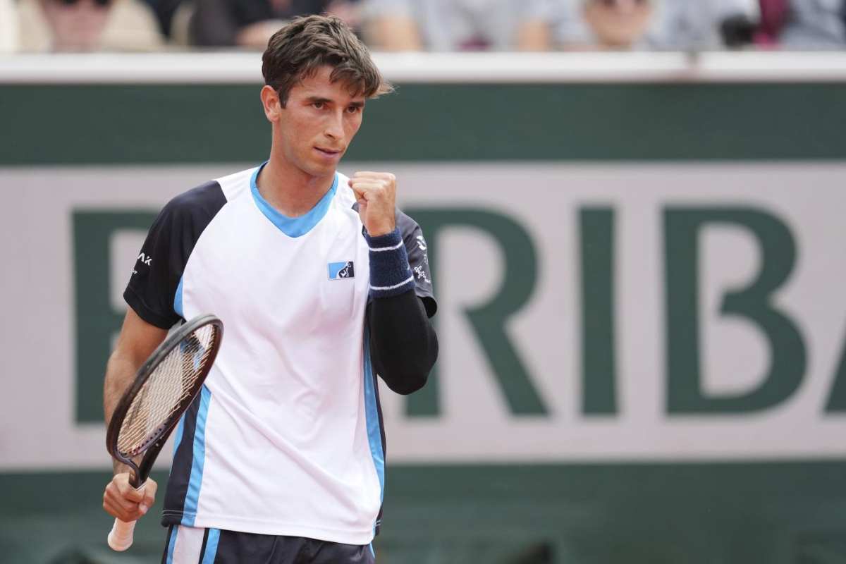 Matteo Gigante esulta con il pugnetto