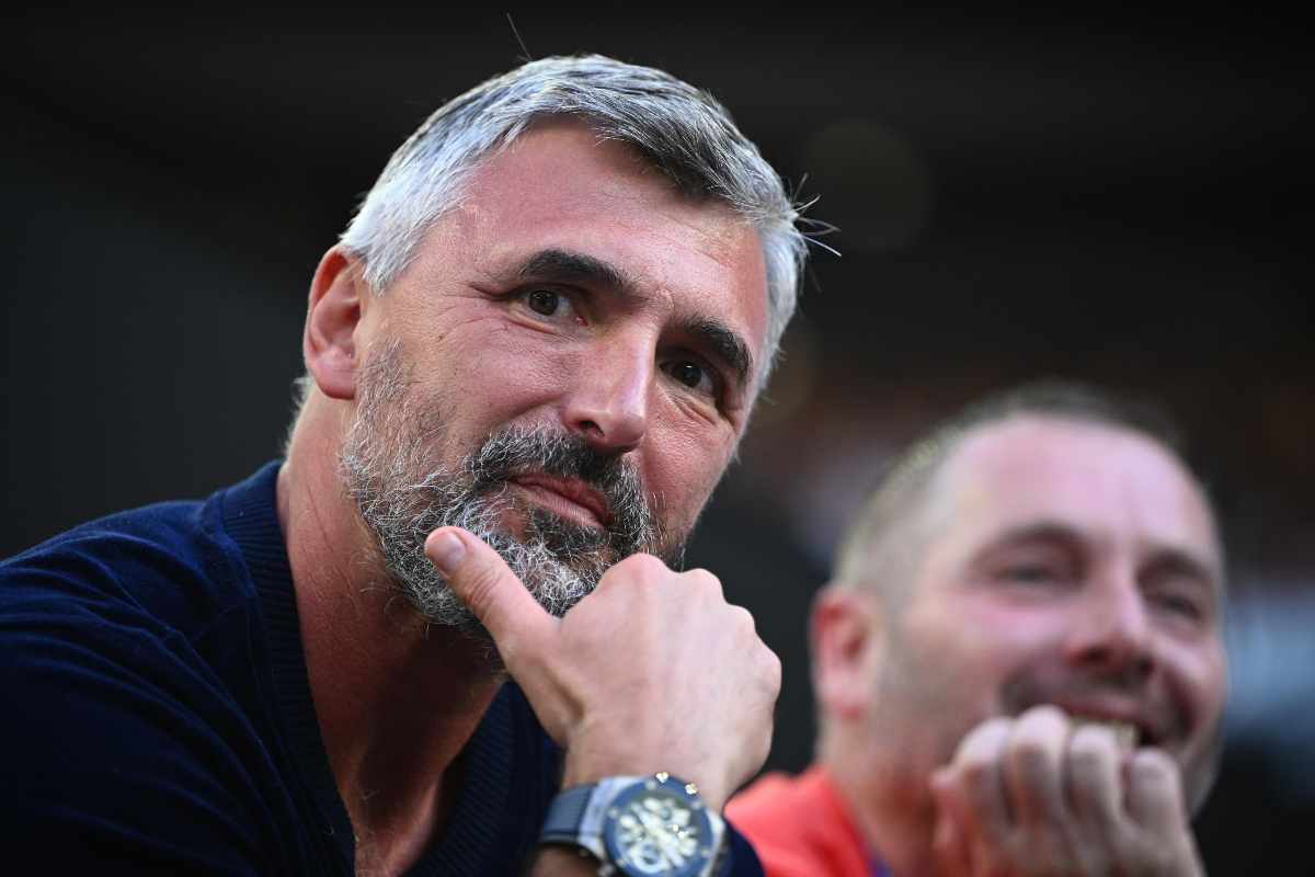 Goran Ivanisevic in primo piano