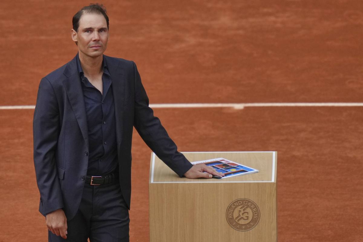 Rafa Nadal commosso