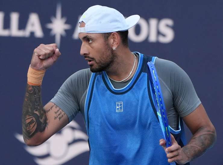 Il tennista australiano Nick Kyrgios