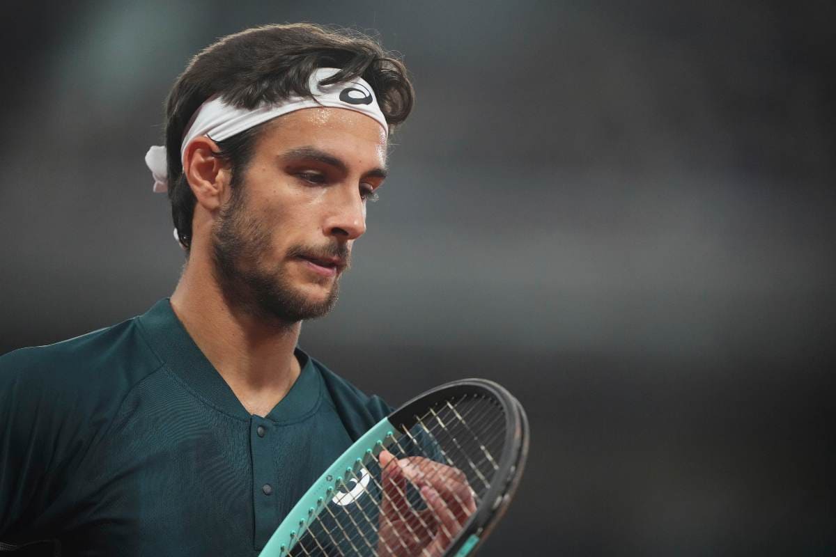 Il tennista azzurro Lorenzo Musetti
