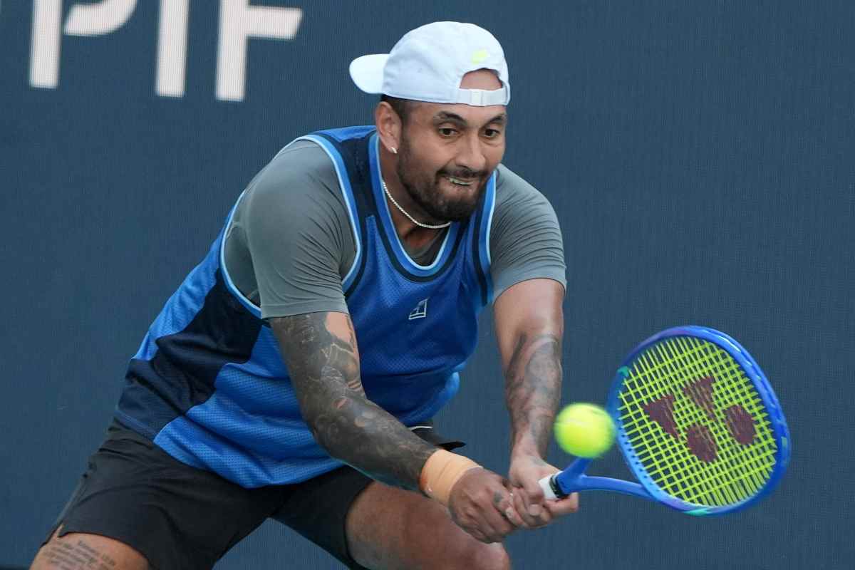 Il tennista australiano Nick Kyrgios