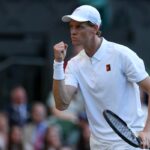 L'esultanza di Jannik Sinner a Wimbledon