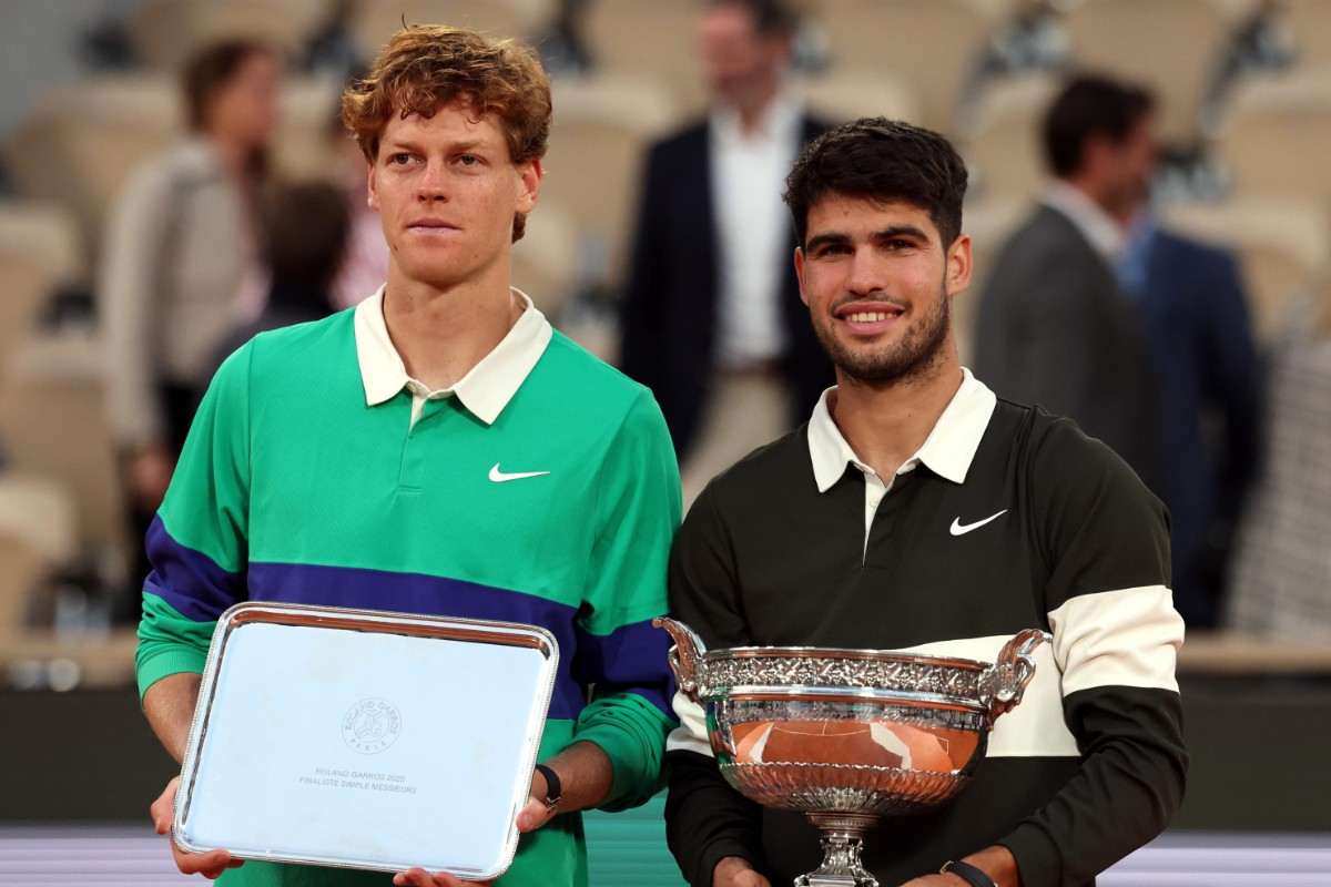 Sinner e Alcaraz premiati a Parigi