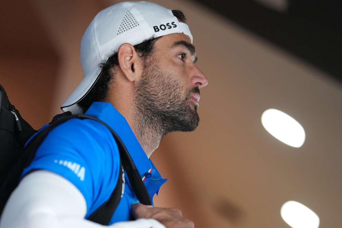 primo piano di Matteo Berrettini