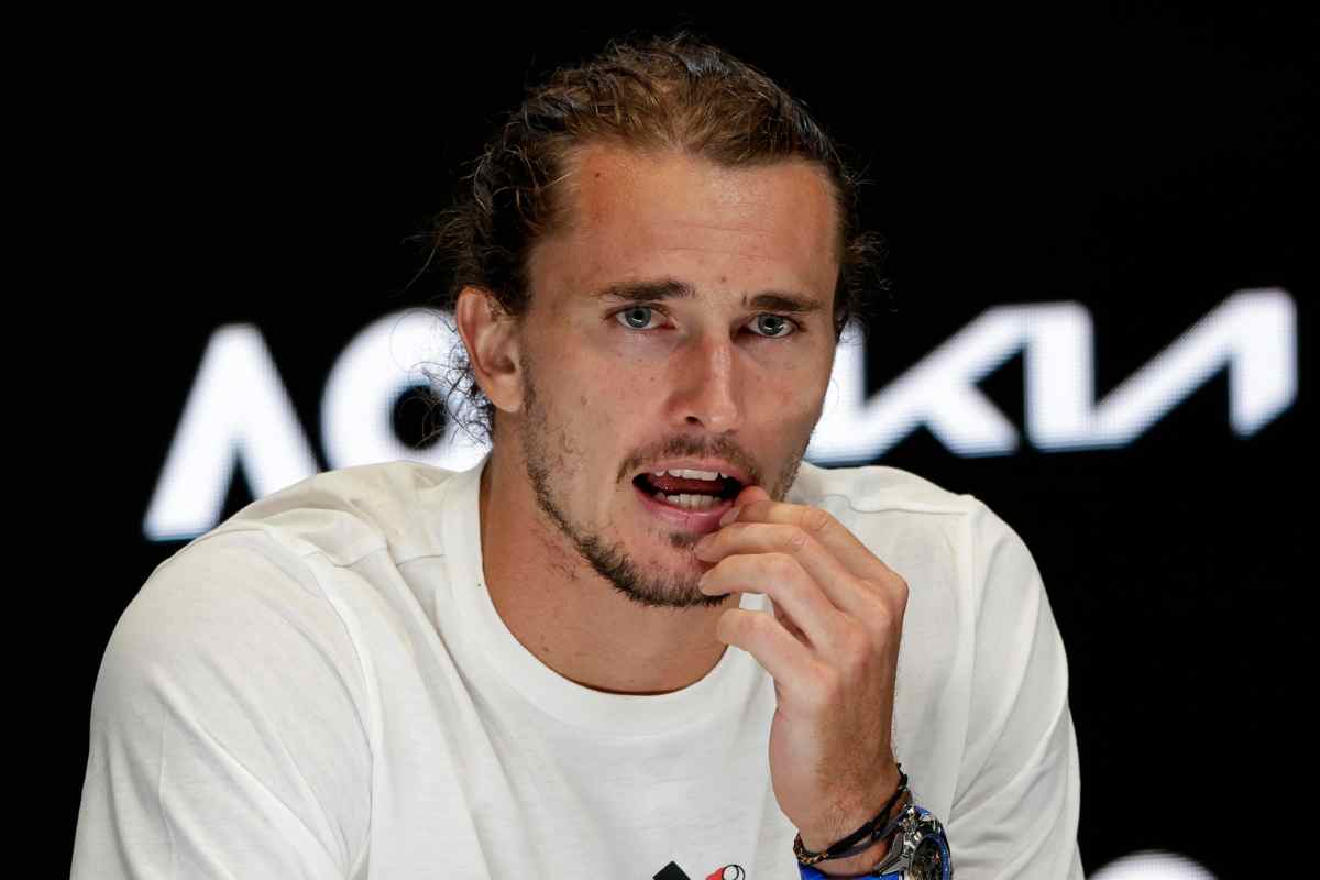 Alexander Zverev in conferenza stampa