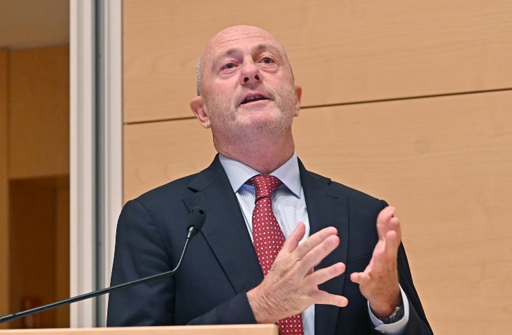 Angelo Binaghi in conferenza stampa