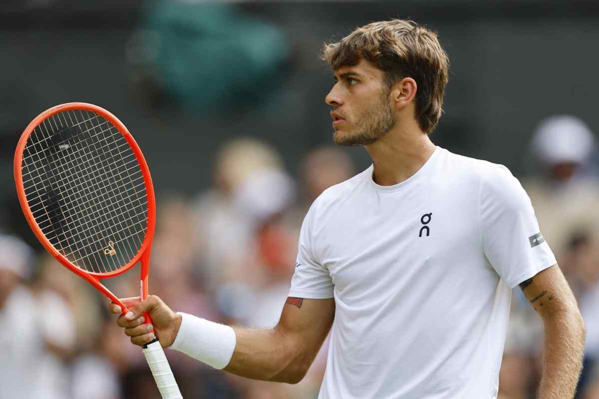 Flavio Cobolli in campo