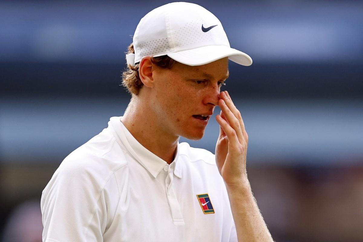 Jannik Sinner con le lacrime agli occhi