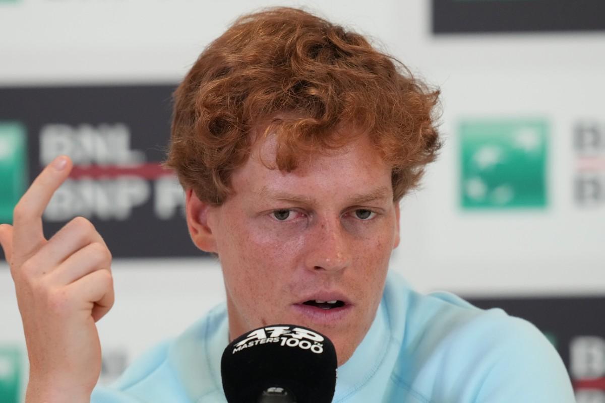 Jannik Sinner in conferenza stampa